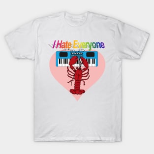 I Hate Everyone Mug Funny Music Design T-Shirt